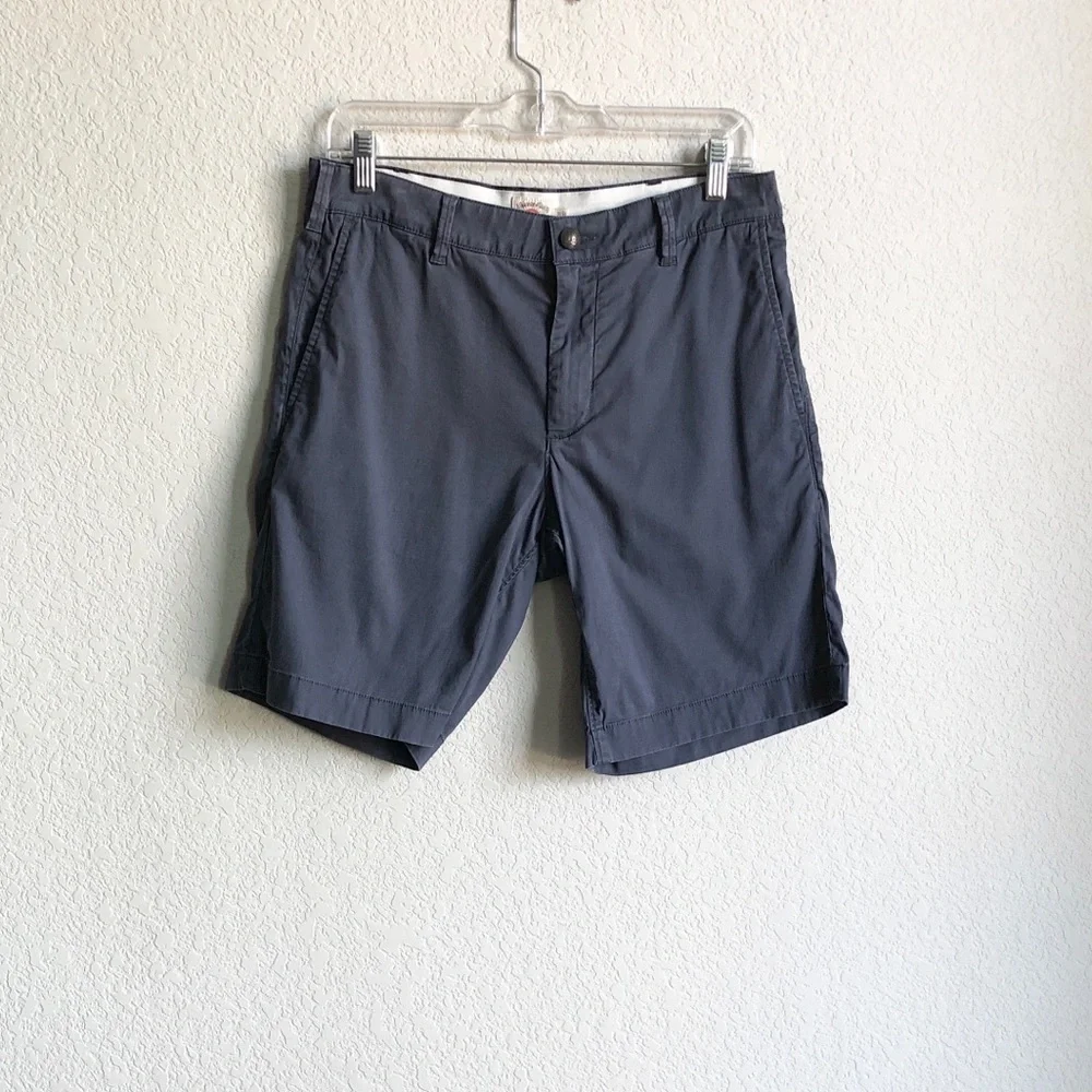 Faherty Mens Island Life Shorts Blue Grey 30 MBS2106-VNY 9”